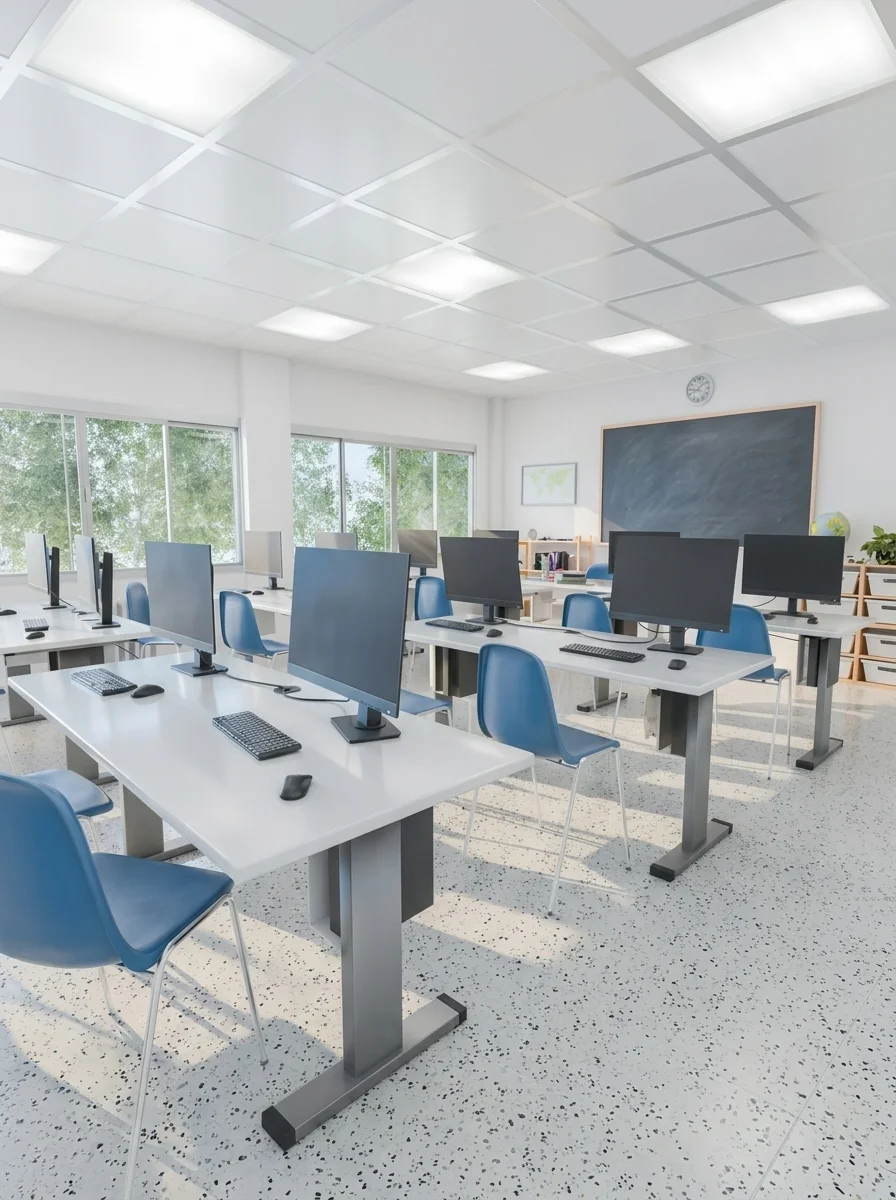 Infraestructura de aula equipada, Unidad Educativa Gran Bretaña