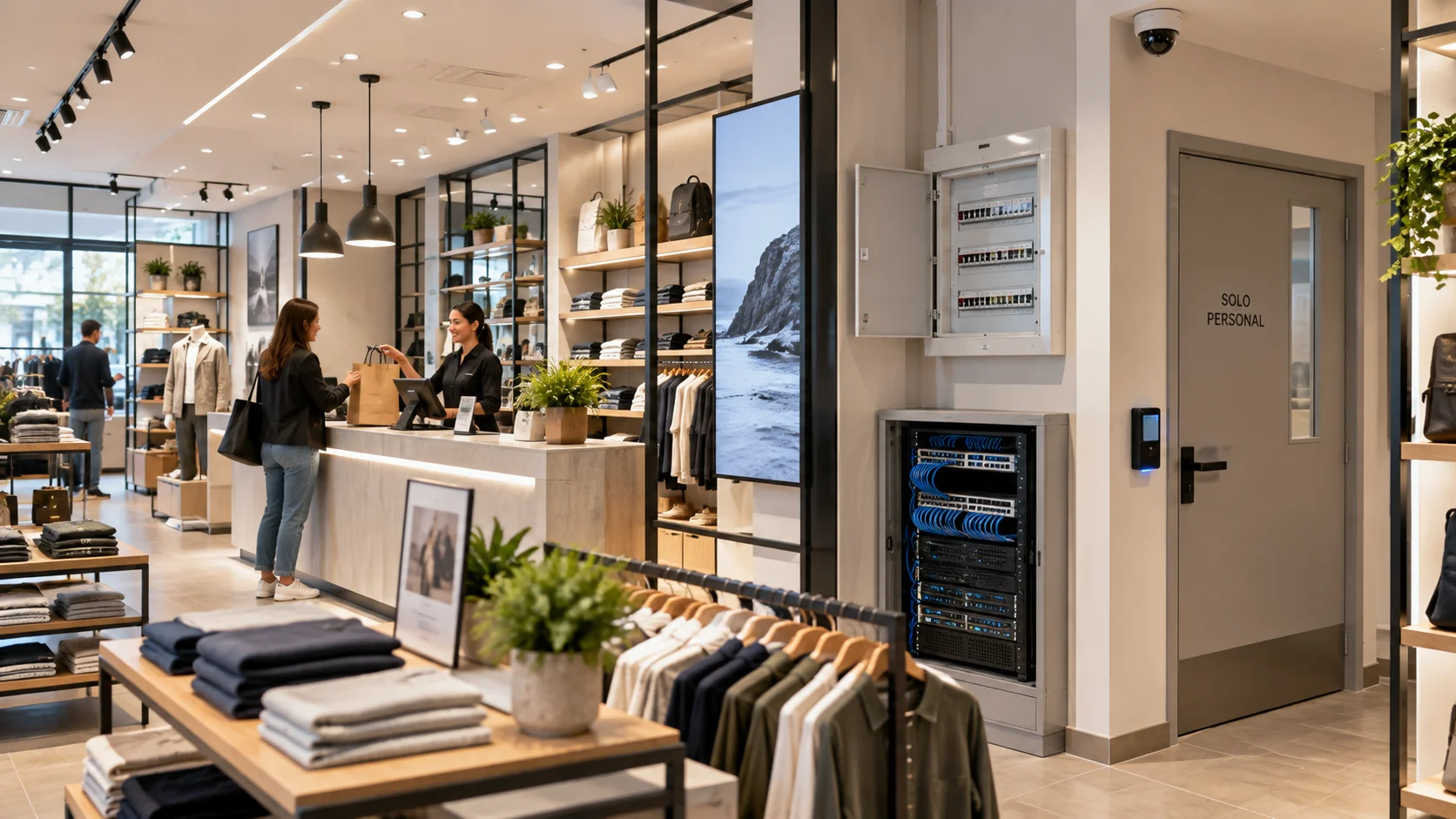 Local comercial con infraestructura eléctrica y de red integrada – Nevazul